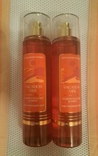 2 BATH  BODY WORKS VACATION VIBE PISTACHIO AMBER FINE FRAGRANCE MIST SPRAY 8OZ