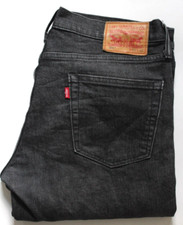 Levi's 511 slim fit men's jeans W34 L29 dark grey stretch denim LEVH325