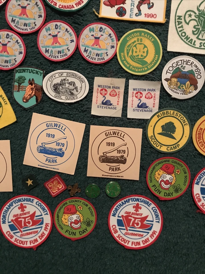 Massive Lot Of 150+ Vintage British & American Scouts Beavers Patches & Badges - Image 3 of 4