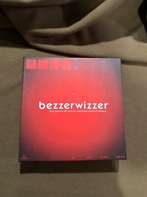 Bezzerwizzer Game of Trivia Tactics and Trickery Family Board Game 2006 Complete