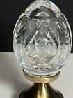 Vintage Faberge Etched Crystal Egg “ Jubilee “ Clover Signed & Numbered #0067
