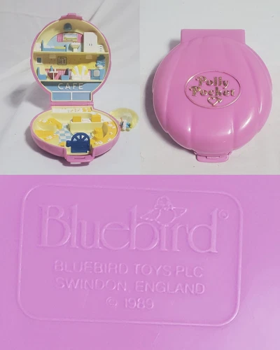 Vintage Polly Pocket Bluebird Toys 1989 Blue Bird Polly's Cafe
