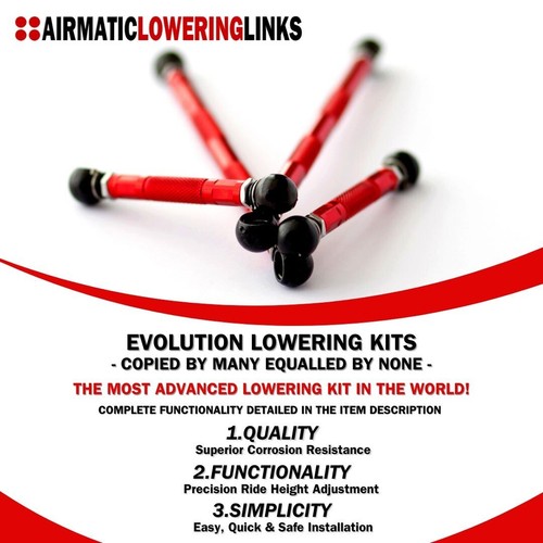 MERCEDES S63 EVOLUTION LOWERING LINKS KIT W222 C217 (HIGH PRECISION ADJUSTMENT) - Picture 2 of 24