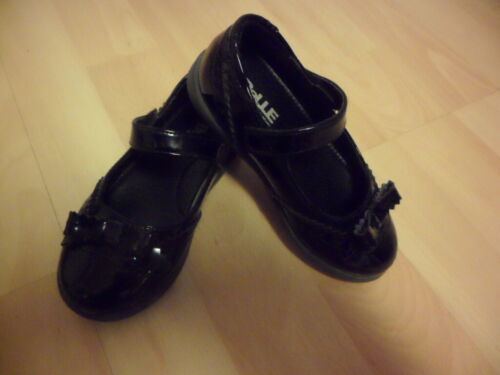 Belle Black Patent Girl's Shoes Size 8 - Foto 1 di 1