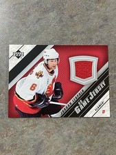 2005-06 Upper Deck Jerseys Series II #J2LE Jordan Leopold Calgary Flames