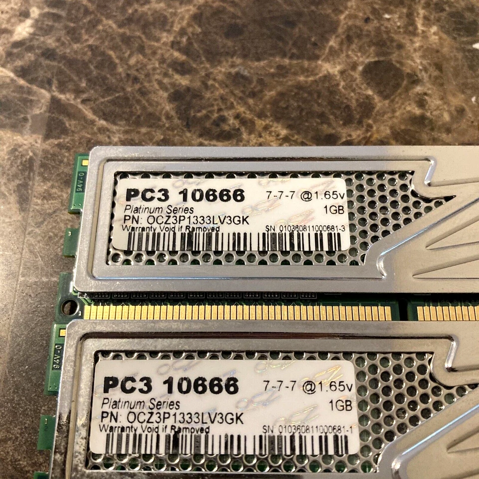 OCZ PC3 10666 Platinum 3GB 3x1GB DDR3 1333MHz Desktop Memory RAM OCZ3P1333LV3GK - Image 3 of 4