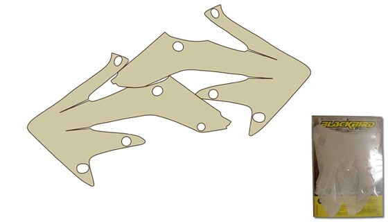 Kit graphiques Honda CR 125 et 250 anti-rayures pour carénage enduro