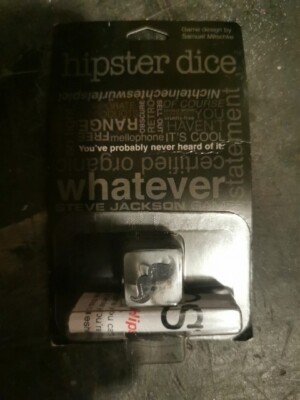 Hipster Dice, englisch / english, Steve Jackson Games Warehouse 23 exclusiv