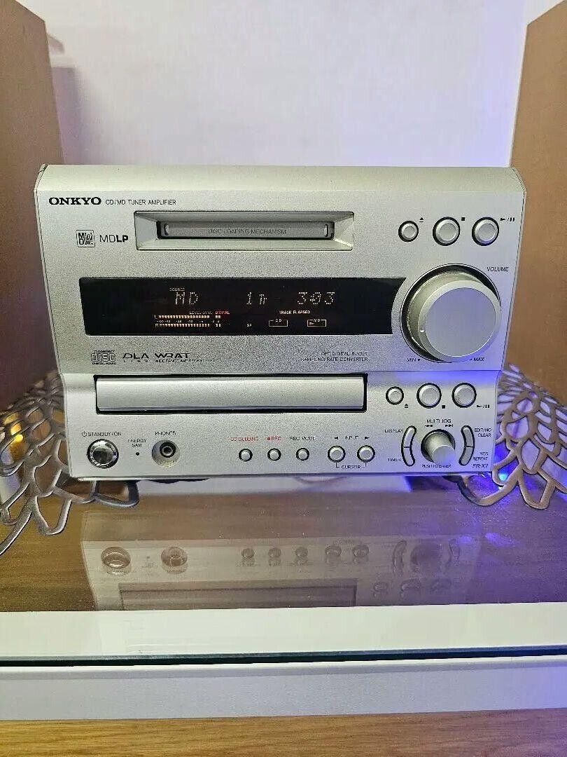ONKYO FR-N7X CD MD Recorder Tuner Amplifier Deck MDLP used ONKYO FR-N7X CD MD Recorder Tuner Amplifier Deck MDLP used