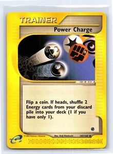 2002 Pokemon TCG Expedition Base Set Power Charge - 147/165 - NM