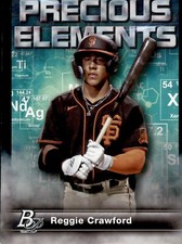 2023 Bowman Platinum - Precious Elements #PE-20 Reggie Crawford (RC)