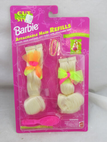 NIB Barbie Attachable Hair Refills 1994 Mattel 13069