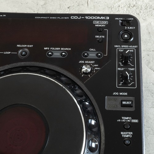 Pioneer DJ Digital CD Deck Turntable Player CDJ-1000 MK3 Japan CDJ1000 Black01 - Picture 3 of 10