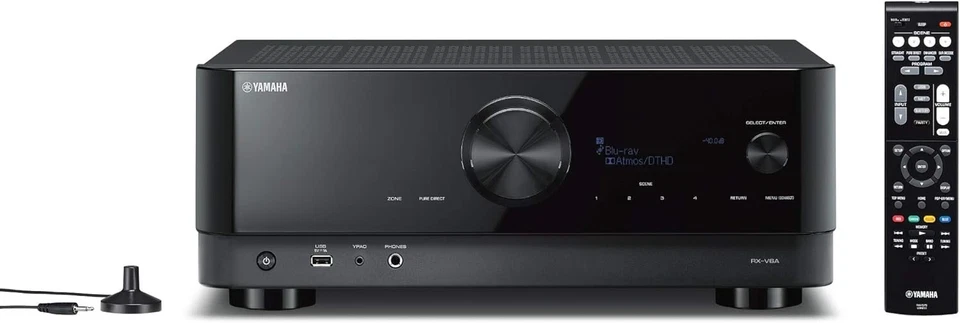 YAMAHA RX-V6A AV Receiver 7.1ch Channel Dolby Atmos DTS:X 4K120Hz AC100V Black - Image 3 of 4
