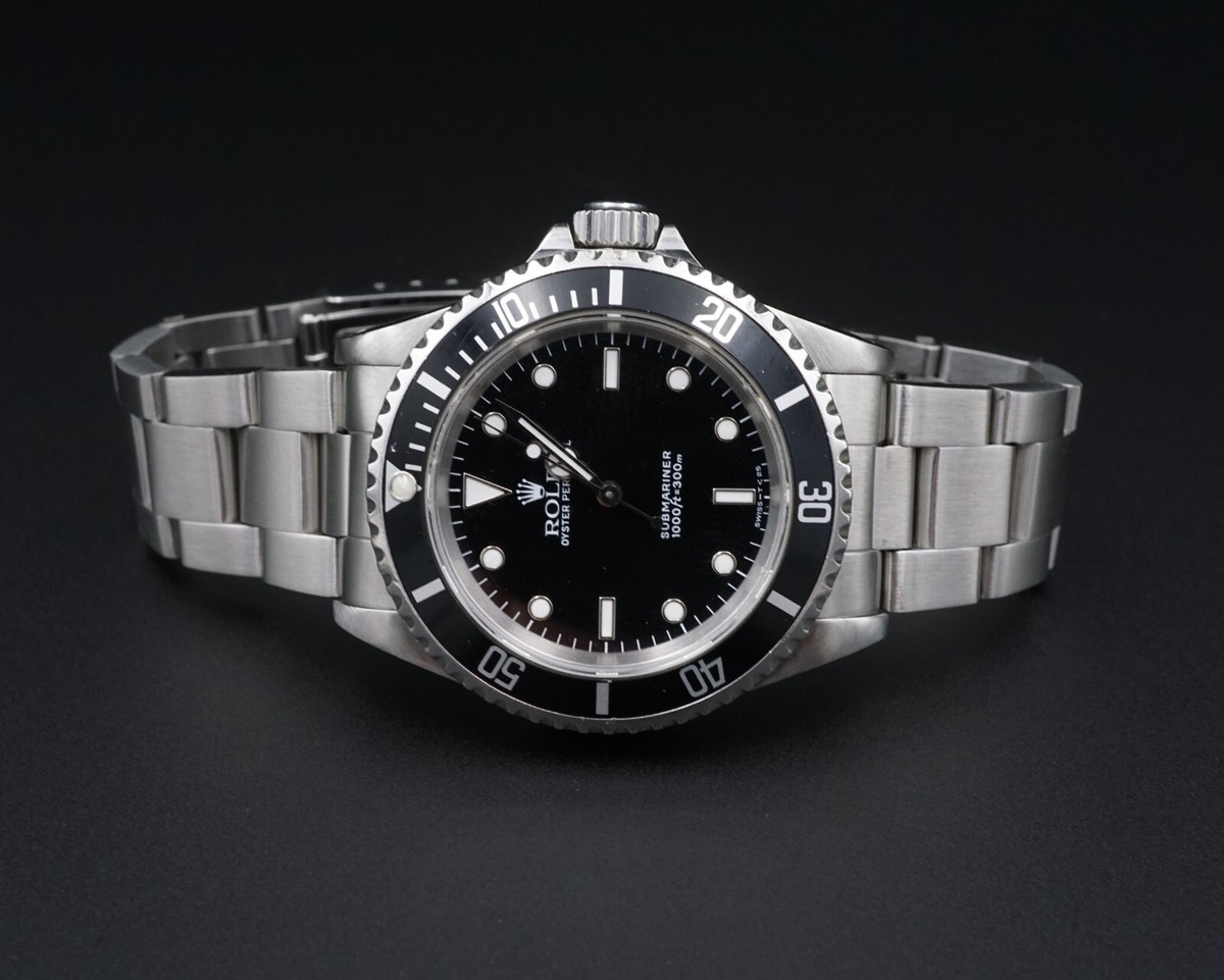 1991 Rolex Submariner No Date 14060 Black Dial 40mm Warranty W753