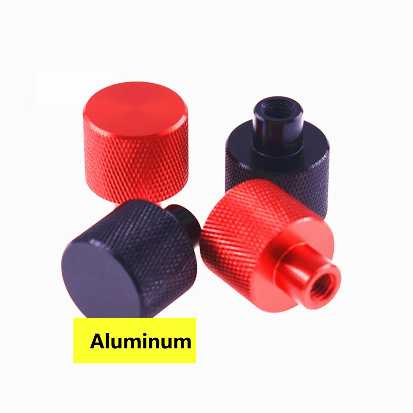 Rändelmutter M4 M5 M6 M8 M10 Aluminiumlegierung Hohe Form Blindloch Rändelmutter - Bild 3 von 4