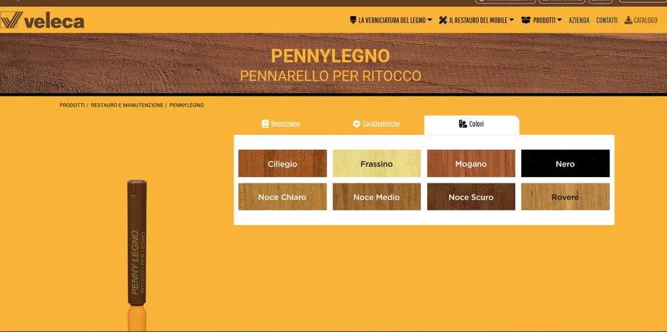 Pennarello per ritocco legno PENNYLEGNO Veleca - Immagine 2 di 4