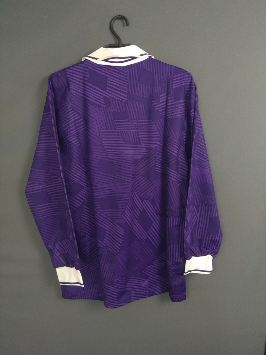 Fiorentina Jersey 1992 1993 Home Long Sleeve L Shirt