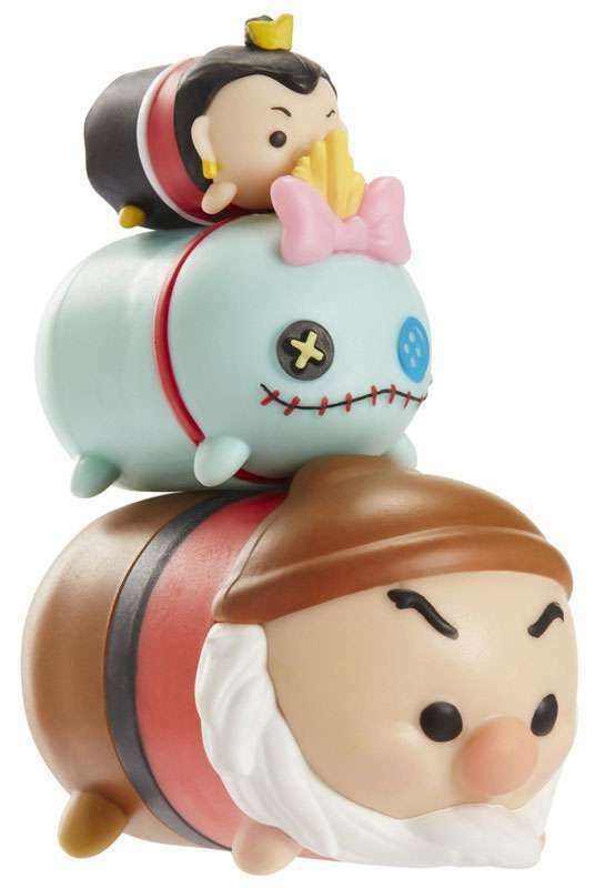 DISNEY TSUM TSUM 3 Figures QUEEN OF HEARTS 225, SCRUMP 250, GRUMPY