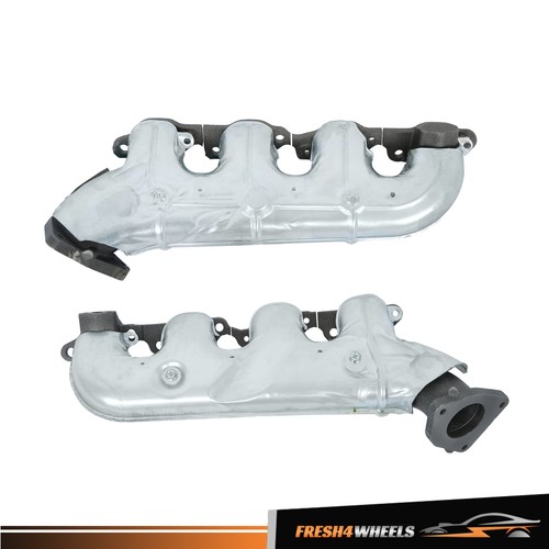 LH+RH Exhaust Manifolds For 01-06 Chevy Silverado GMC Sierra 2500 HD 3500 8.1L - Picture 4 of 13