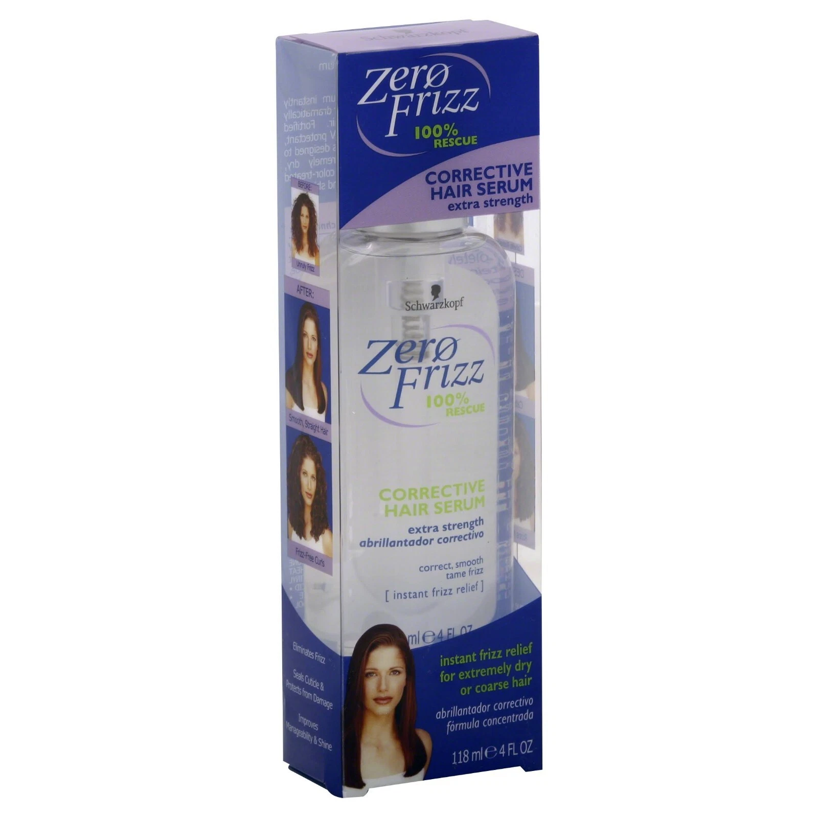 Zero Frizz. Corrective Hair Serum - 4 Oz by Schwarzkopf
Opens in a new window or tab