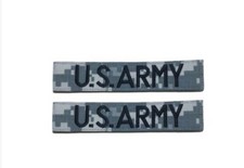 Lot of 2 Military Patch U.S. Army Name tape ACU DIGITAL UCP Hook Loop Patch
