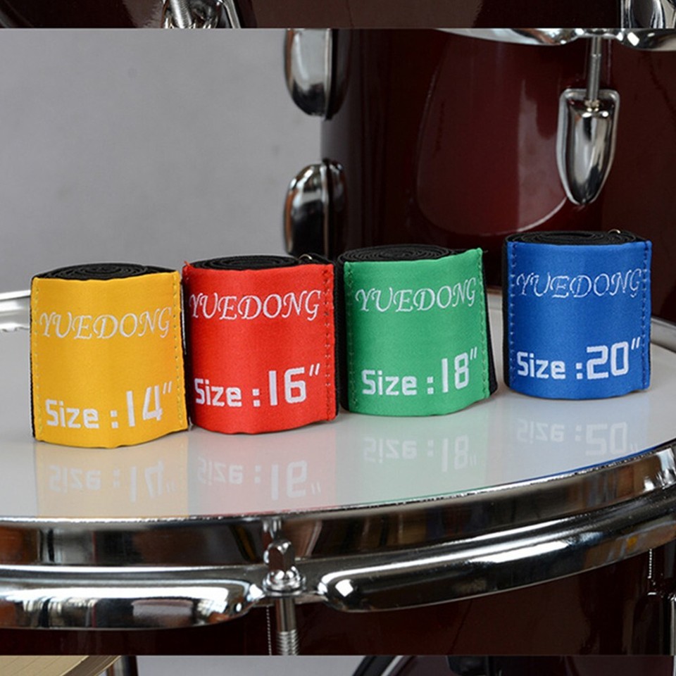 Easy Assembly Drum Mute Cymbal Silencer Tape for 12 14 16 18 20 Inch