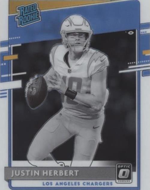 2020 Panini Donruss Optic Justin Herbert #303 - 1 of 2