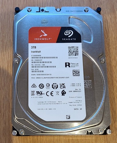 Seagate Ironwolf, 3,5" NAS HDD, 3TB - ST3000VN006 - geöffnet aber nicht benutzt
