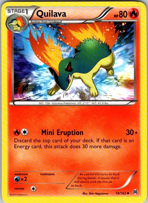 Quilava 19/162 Uncommon XY - BREAKthrough LP