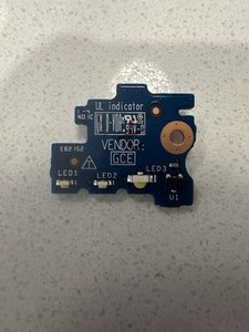 GENUINE DELL LATITUDE E5570 PRECISION 3510 LED INDICATOR BOARD LS-C641P, HIAA 03