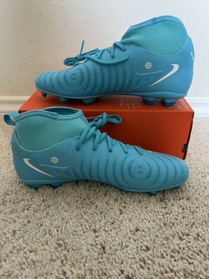 Nike Phantom Luna Club II Mens Soccer Cleats FG/MG Size 8 Blue