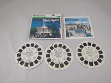 Vintage Walt Disney's Liberty Square 3 Reels A9501 A9502 A9503 Color With Book