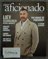 Cigar Aficionado Magazine JULY AUGUST 2025 LIEV SCHREIBER Cover New with Label
