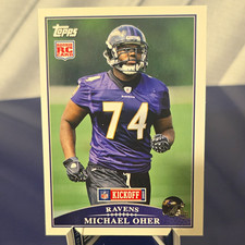 Topps Kickoff 2009 Michael Oher Baltimore Ravens Rookie Card #161. rookie card picture