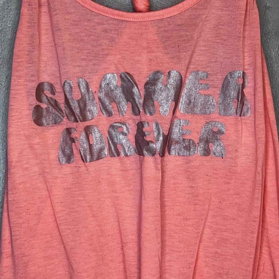 Traje de baño grande Y2k 1995 Summer Forever Twist con corbata al hombro 11-13 Foto 2 de 4