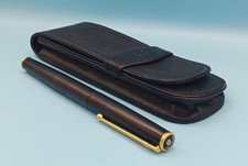 Füllfederhalter DIPLOMAT GERMANY im original Etui Feder M schwarz gold