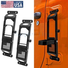 Upgraded Door Hinge Step Pedals Foot Pegs Fit For Jeep Wrangler Jkjku 07-2017