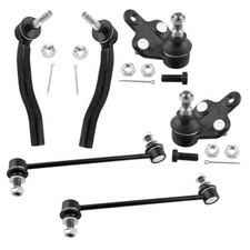 6pc Front Lower Ball Joints  Sway Bar Links  Outer Tie Rods Kit Fits for