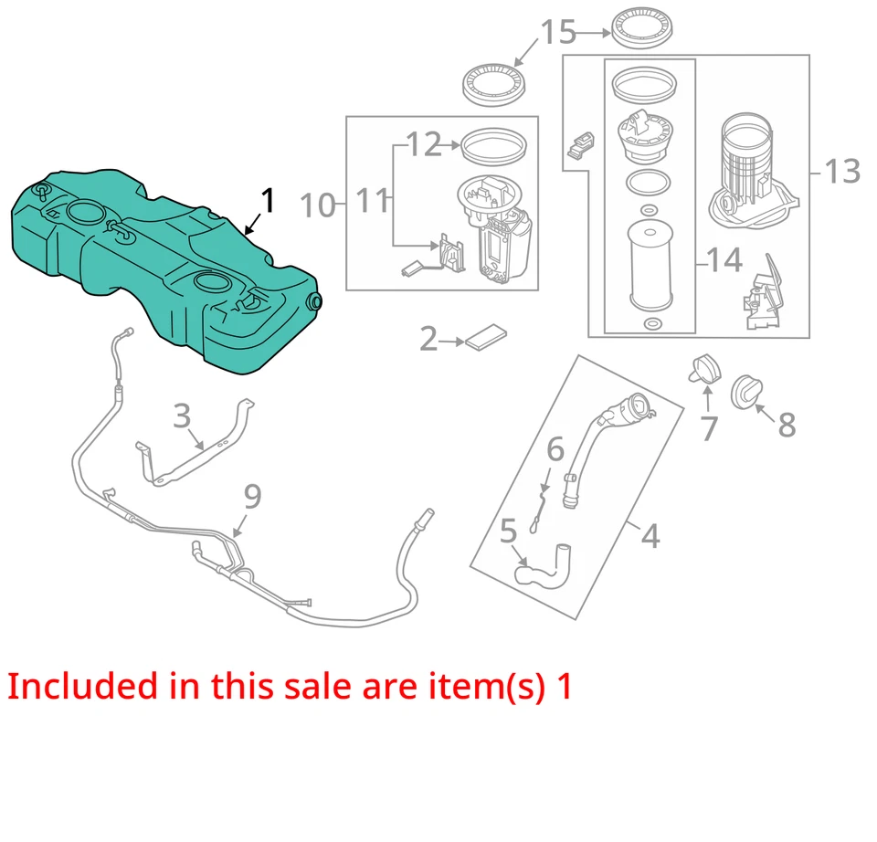 (SOLO RECOGIDA LOCAL) Tanque de combustible convertible 2 pasajeros se adapta a 07-15 MINI COOPER 204 Foto 2 de 3