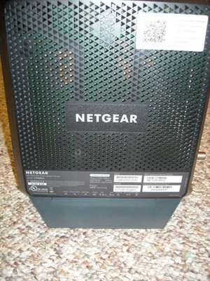 NETGEAR Nighthawk AC1900 C7000V2 WiFi Cable Modem Router w Power Cord Free Ship!