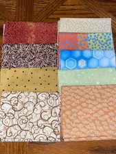 Cotton Fat Quarters Fabric Bundle Bundle of 9 Asst. Quilting Sewing Crafts