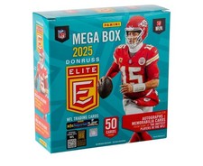 2025 Panini Donruss Elite NFL Mega Box 50 Cards Autographs Memorabilia