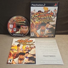 Street Fighter Anniversary Collection PS2 Complete CIB