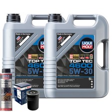 Motoröl 5W30 LIQUI MOLY Top Tec 4600 10L+BOSCH Ölfilter +Ölschlammspülung Motoröl 5W30 LIQUI MOLY Top Tec 4600 10L+BOSCH Ölfilter +Ölschlammspülung
