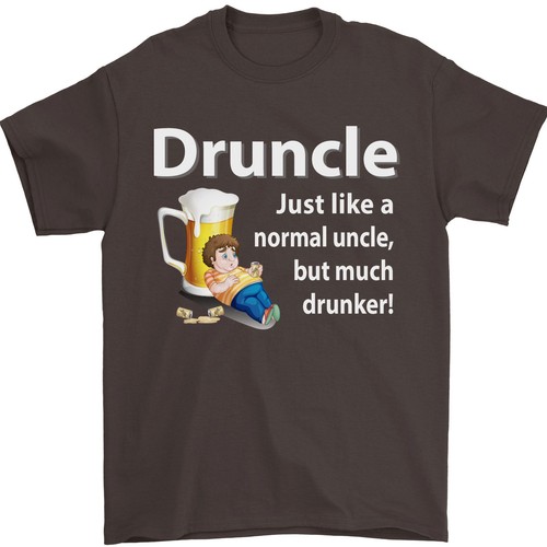 Druncle Like A Normal Tíos Día Hombre 100% Algodón - Imagen 12 de 28