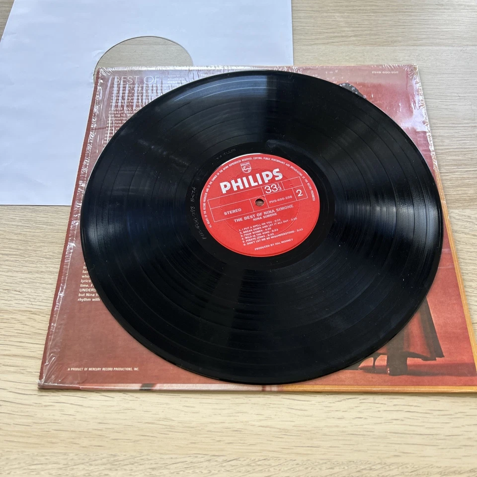 The Best Of Nina Simone Vinyl LP US 1969 Pressing In SHRINK Complete W/Sleeve! - Image 3 of 4