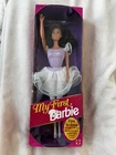 Vtg. 1993 My First Barbie Easy to Dress Ballerina Mattel 11342 Black Hair NRFB!!