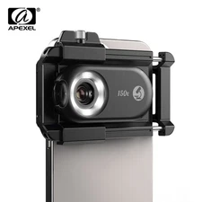 Apexel LED Microscope Set Featuring 150X Macro Lens for Enhanced Observation