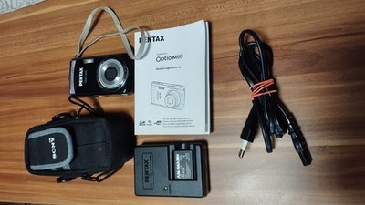 Pentax Optio M 60, 10 MP, 5 fach opt. Zoom, 512-MB-SD-Karte